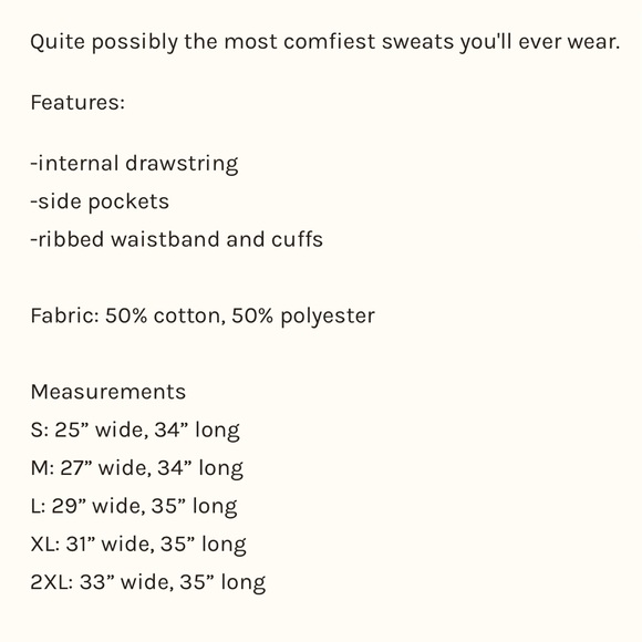 The Bee & The Fox Tapioca Sweatpants - Picture 11 of 11